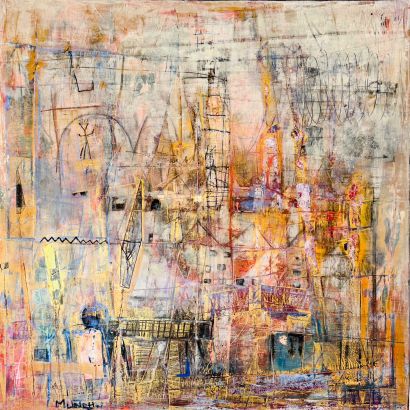 Insondable légèreté - a Paint Artowrk by Virginie Munch